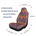 thumbnail image 5 of Yiaed Lavender Flowers Print Car Seat Covers,Universal Auto Seats Protector Fits for Car,SUV Sedan,Truck,Automotive Seat Covers & Accessories-1, 5 of 9