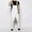 White, variant on BVnarty Suspenders Mens Jumpsuit Streetwear Pocket Suspender Pants Trousers Jeans Wash Overall