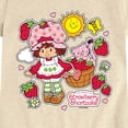 thumbnail image 3 of Strawberry Shortcake - Strawberry Stickers - Youth Girls Fitted Short Sleeve T-Shirt, 3 of 5