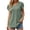 Green, variant on Patlollav Ladies,Woman Loose Casual Short Sleeve V-Neck Solid Blouse T-Shirt Tunic Tops