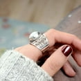 thumbnail image 5 of Xiao Hua Anillo de moda personalizado con diseño creativo simple n.° 9, 5 of 5