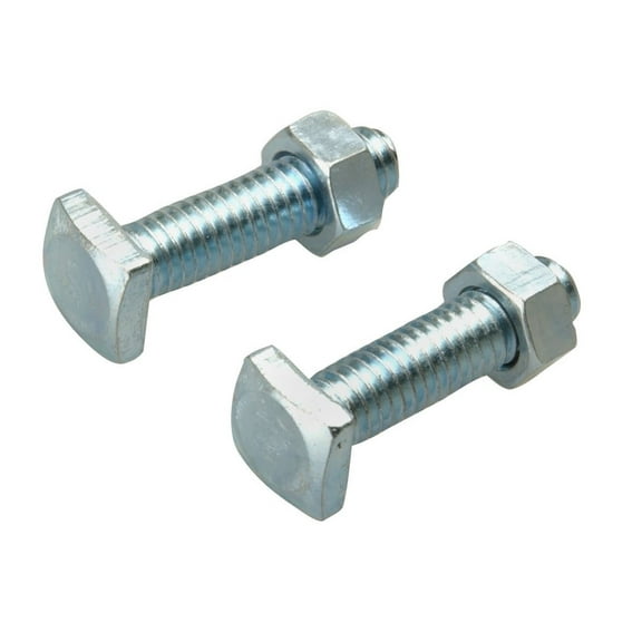 Road Power 923-2 Top Post Battery Terminal Bolts and Nuts, 2-Pack, Chrome, 6 and 12-Volt