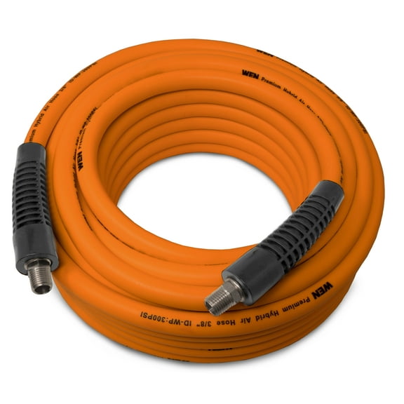 WEN 50-Foot by 3/8-Inch 300 PSI Hybrid Polymer Pneumatic Air Hose