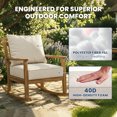 thumbnail image 4 of SLSY Set of 2 Outdoor Chair Cushion,6" Thick Patio Seat Cushion,28D High Density Sponge Cushions,Waterproof & Fade Resistant Patio Furniture Cushions for Wicker Chair,Bench Swing, 4 of 10