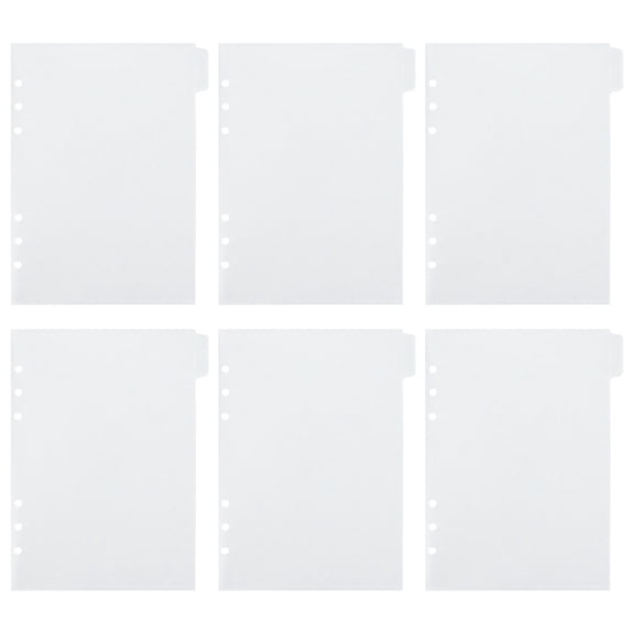 Zehuanyu 6-Sheet Letter Size Notebook with Dividers and Binder, School and Office Organizer for Cash Handling and Daily Use