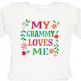 thumbnail image 4 of Inktastic My Grammy Loves Me Girls Apparel Girls Long Sleeve Baby Bodysuit, 4 of 5