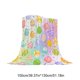 thumbnail image 3 of CaiYueKe Easter Blanket with Bunny and Eggs Design Flannel Fleece Throw Soft Lightweight Decorative Couch Bed Blankets for Adults Kids Holiday Seasonal Home Decor Gift, 3 of 7