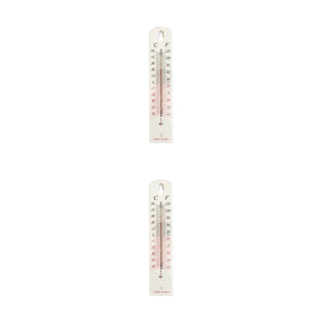 Speravity Office School Wall Mounted Living ℃ Gauge Instrument Dual Room Meter Units Temperature ℉ Dorm Measuring Bedroom Mostrar como imagen 2piezas
