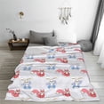 thumbnail image 5 of Sikiie Red Squirrel And Blue Rabbit Ultra-Soft Micro flannel Blanket Luxury All Seasons Warm Blanket for Bedding Sofa and Travel (4 sizes)-60"x50", 5 of 7