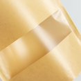 thumbnail image 4 of Bolsa de papel kraft con ventana de tres lados sellada, bolsa de plástico de aluminio para envasado de alimentos, bolsa autoportante con autosellado para refrigerios, 4 of 5