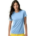thumbnail image 1 of Hanes Cool DRI Women`s T-Shirt, M, Light Blue, 1 of 3