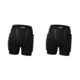 thumbnail image 2 of Sonducket Patinaje Esquí Almohadilla de cadera Protección Pantalones de cadera Rodillo transpirable para esquiar XXXL Negro XXXL 2piezas, 2 of 6