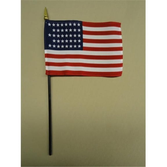 Annin Flagmakers 325493 Eb 38 Star Us 1877-90 Mounted 4 x 6 in. 12 Pack