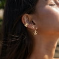 thumbnail image 3 of HOLYMAGIC Women Ear Clip 14K Gold Plated Non Pierced CZ Jewelry Gift, 3 of 7