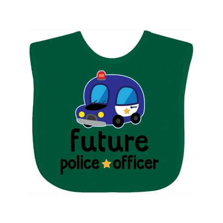 

Inktastic Policeman Future Police Officer Gift Baby Girl Bib