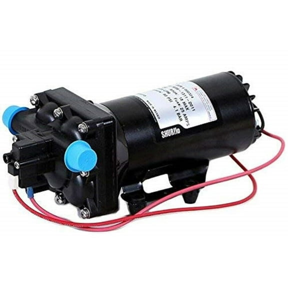 5059-1311-D011 Shurflo 5.3 GPM High Flow Demand 12VDC Pump 1/2" Male Pipe