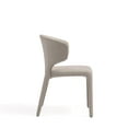 thumbnail image 6 of Manhattan Comfort Conrad 17.3" Tweed/Metal Dining Chair in Wheat (Set of 2), 6 of 10