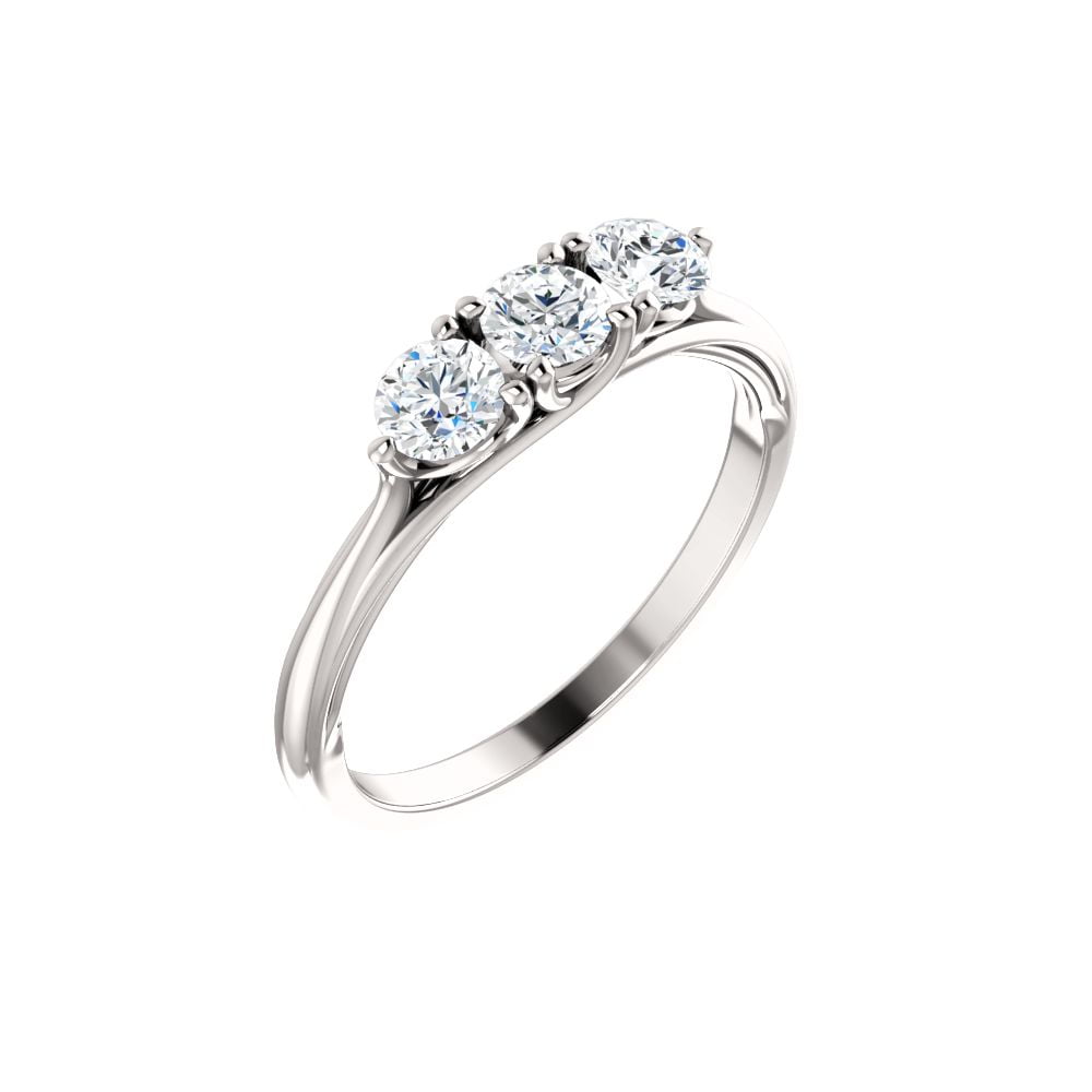 Diamond2Deal - 14K White Gold 5/8 Carat (cttw) Diamond Anniversary Band