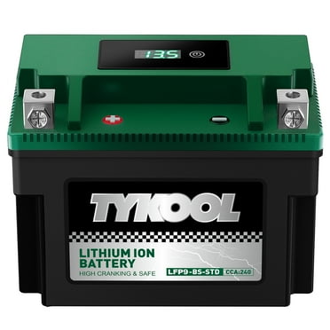 240CCA 12.8V 4AH YTX9-BS Lithium Powersports Battery,Motorcycle Battery,Starting Battery for ATV,UTV,Scooter,Snowmobile,Jet Ski