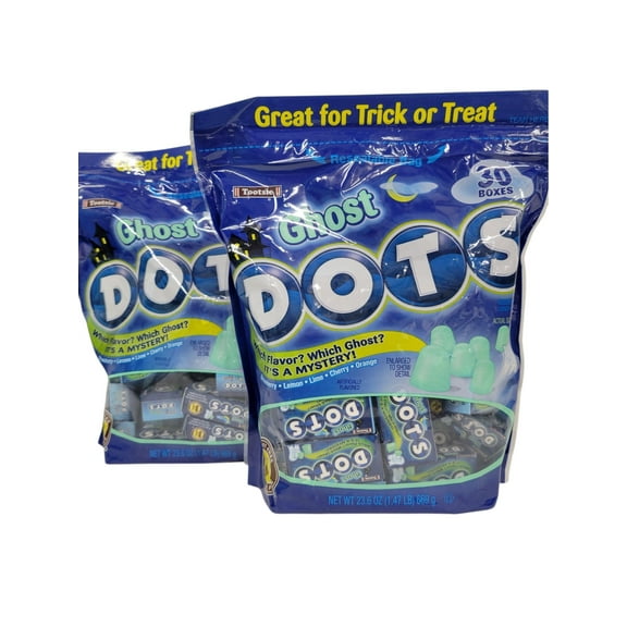 Halloween Tootsie Ghost Dots 23.6 oz Bag - Pack of 2