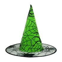 MZXELPRJD Witch Hat Kids Spider Web Print Foldable Witch Hats Halloween Accessories Party Supplies Assorted Colors