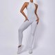 thumbnail image 1 of Mono de una pieza con espalda en V para gimnasio, ropa deportiva, mono de entrenamiento, trajes deportivos para Yoga, peleles de Fitness ajustados para mujer con cremallera, 1 of 5