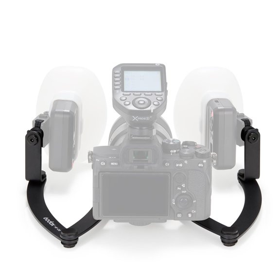Soporte de flash GODOX MF-DB flexible con soportes dobles para Nikon/Sony