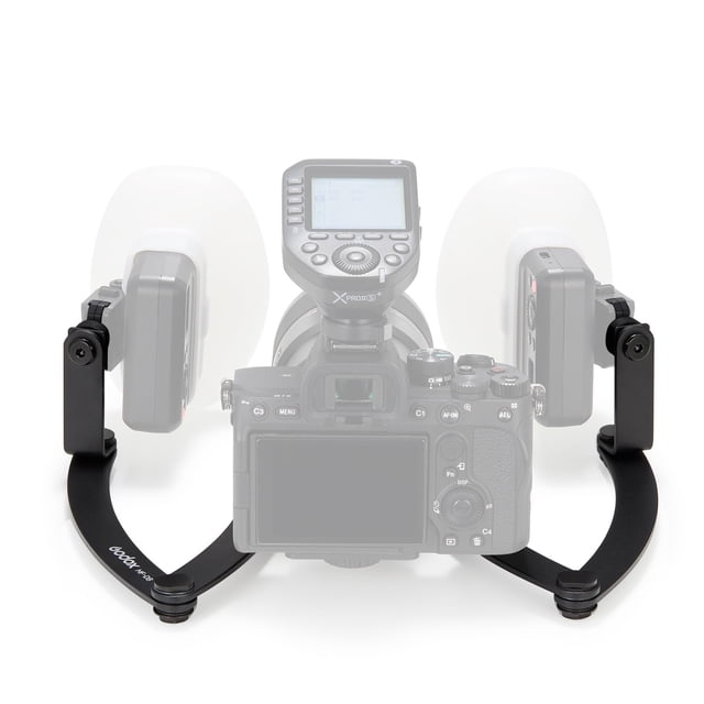 Soporte de flash GODOX MF-DB flexible con soportes dobles para Nikon/Sony