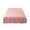 Pink, variant on Bed Skirt Solid Color Bed Skirt Polyester Cotton Blend Fitted Ruffle Edge Non-Slip Protective Cover for Mattress Dustproof Decorative Korean Style Home Bedding Accessory Solid Color