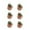 C, variant on Fiaya Women Christmas Balls Ornaments, 6 pcs 3.15 Inch Foam Ball with Pine Cones Pine Needles Decorations, Shatterproof Hanging Balls for Xmas Tree Holiday Party Home Decoration (C)