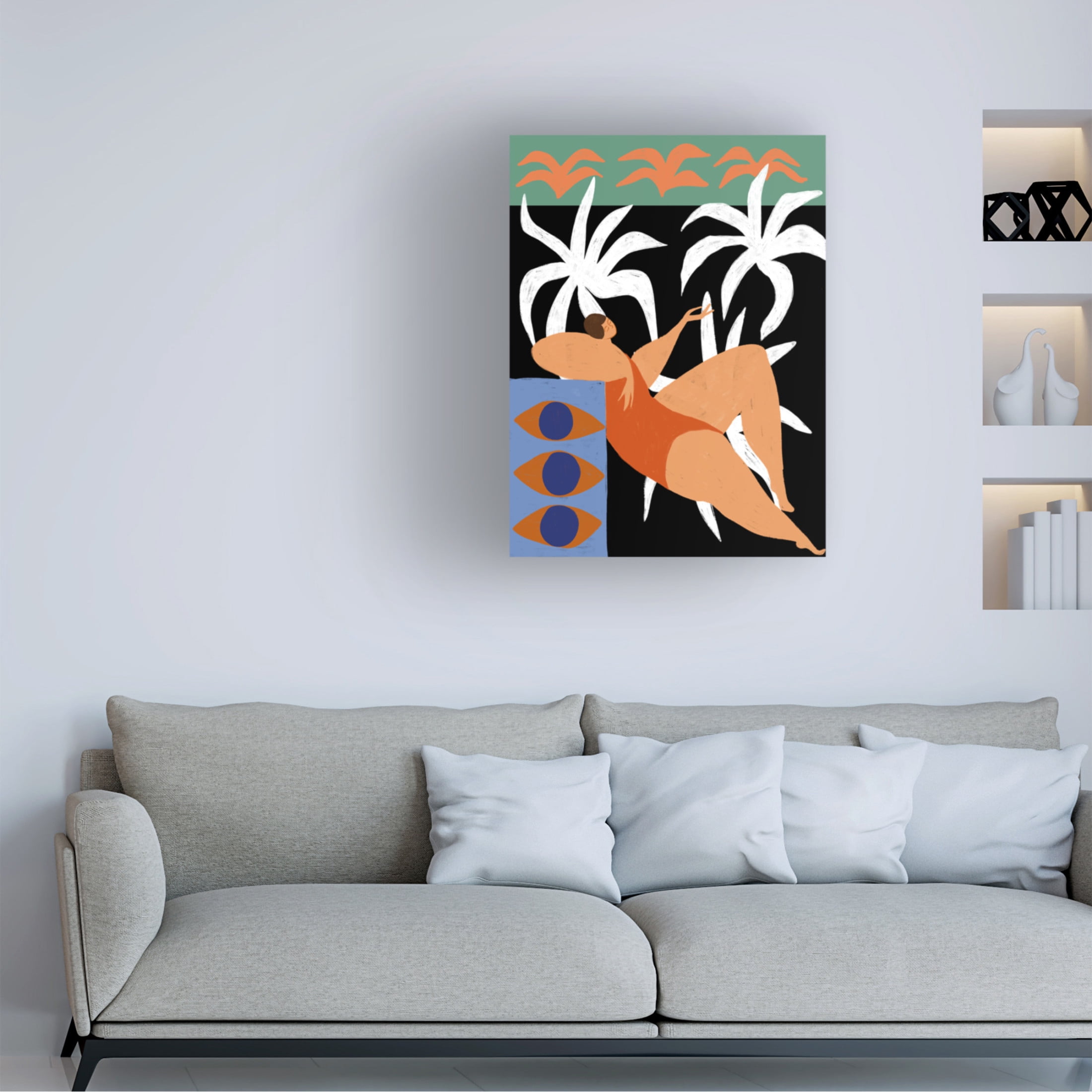 Trademark Fine Art Arty Guava  Lazing Canvas Wall Art