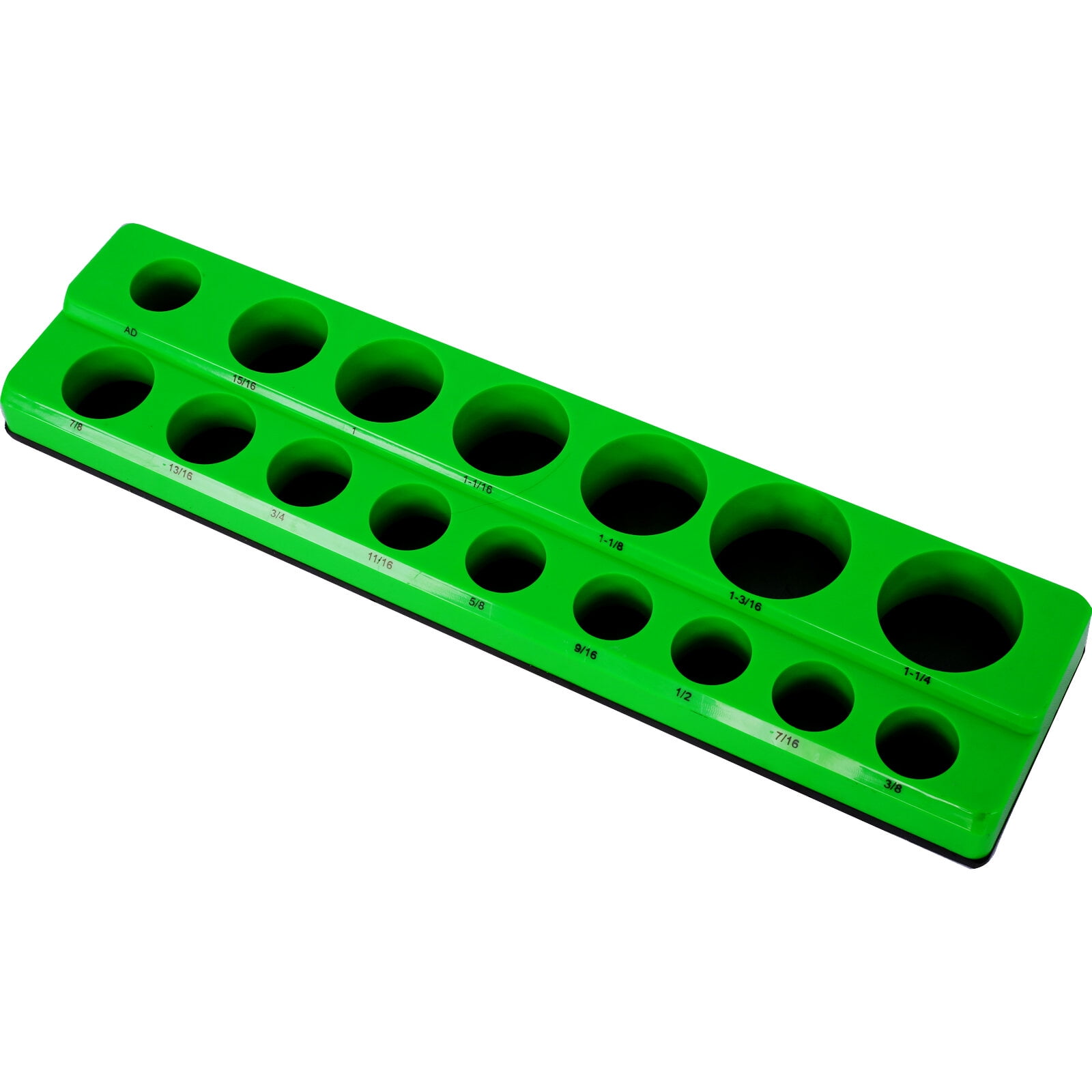 3 Piece SAE Magnetic Socket Organizers, Socket Organizers for Toolboxes, Socket Organizer, Magnetic Socket Holder, Black Tool Box Organizer,green,SAE,