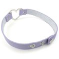 thumbnail image 1 of Harajuku OU cuero Collor corazón gargantilla Collar cuello Púrpura Hugo Corazón Gargantilla, 1 of 7
