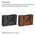 thumbnail image 3 of Uxcell Outdoor Chair Storage Bag Waterproof Folding Chair Carry Bag Cover Carrying Case Brown Black 2 Pack, 3 of 6