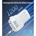 thumbnail image 4 of Label Maker Machine with Tape Rechargeable Label Maker Portable QWERTY Keyboard Labeler with Backlit LCD Screen tooth Label Printer LM for Kitchen Office School Organization, 4 of 9