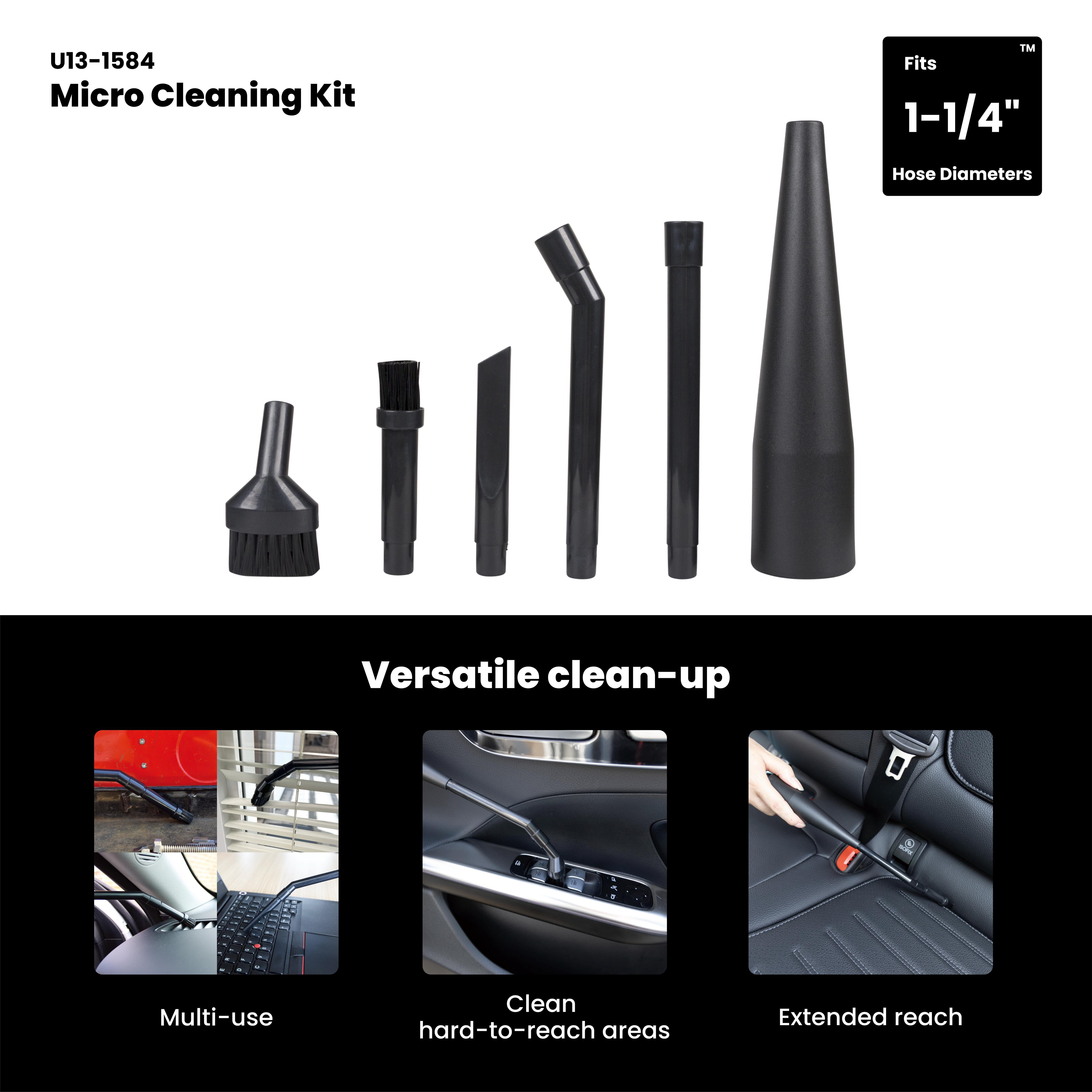 Universal Micro Cleaning Kit for Wet/Dry Vacuum