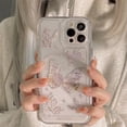 thumbnail image 2 of Funda transparente de cristal de mariposa para iPhone, 11, 13, 14, 12 Pro Max, XS Max, X, XR, 7, 8 Plus, SE, 2022, 2020, fundas de lujo a prueba de golpes qiuyongming unisex, 2 of 2
