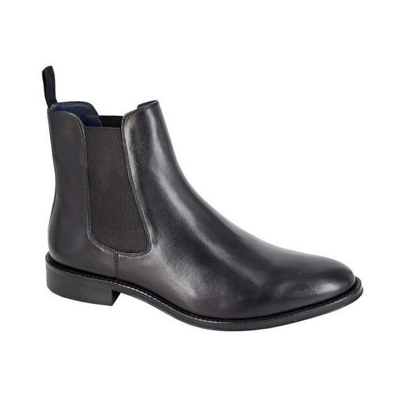 Roamers Mens Plain Leather Ankle Boots