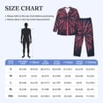 thumbnail image 4 of Sikiie Fireworks3 Mens Pajama Set, Soft Warm Long Sleeve Sleepwear, Cozy Button-Down Pjs for Men-Medium, 4 of 7