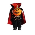thumbnail image 1 of Divertida estatua decorativa de tela con forma de calabaza sin cabeza para Halloween Negro, 1 of 9
