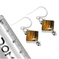 thumbnail image 3 of 925 Sterling Silver Earring Natural Tiger Eye Handmade Jewelry, 3 of 5