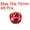 Red, variant on 10mm Jingle Bells Craft Bells Carbon Steel Electroplating Red 48 Pack