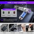 thumbnail image 4 of Mini Car Vacuum Cleaner Cordless, 16000Pa, 3 Speed with One-Touch Cleaning,Dry Vacuum Cleaner for Auto Interior, 4 of 7