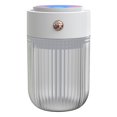 thumbnail image 2 of Humidificador USB, mini humidificador portátil de 250 ml, purificador de humidificador de aire para automóvil con luces LED de 7 que cambian blanco perfecl mini humidificador portátil, 2 of 8