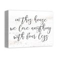 thumbnail image 2 of Creative Products In This House We Love Anything with Four Legs 11x14 Canvas Wall Art, 2 of 5