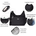 thumbnail image 2 of Bolso bandolera Baggallini Essential Hobo con RFID para mujer, color negro, 2 of 6