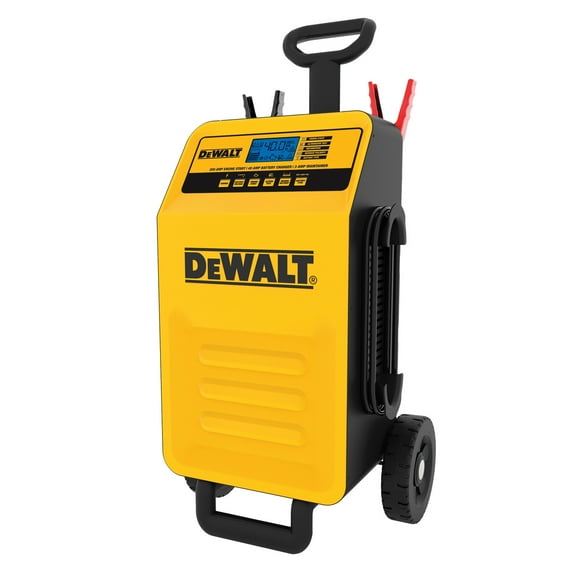 DEWALT DXAEC200 Professional 40-Amp Rolling Battery Charger and 3-Amp Maintainer with 200-Amp Engine Start