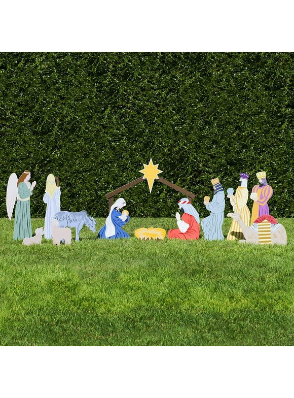 Outdoor Nativity Scene in Nativity Scenes