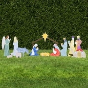 Outdoor Nativity Store Complete Outdoor Nativity Set (Standard, Color)…