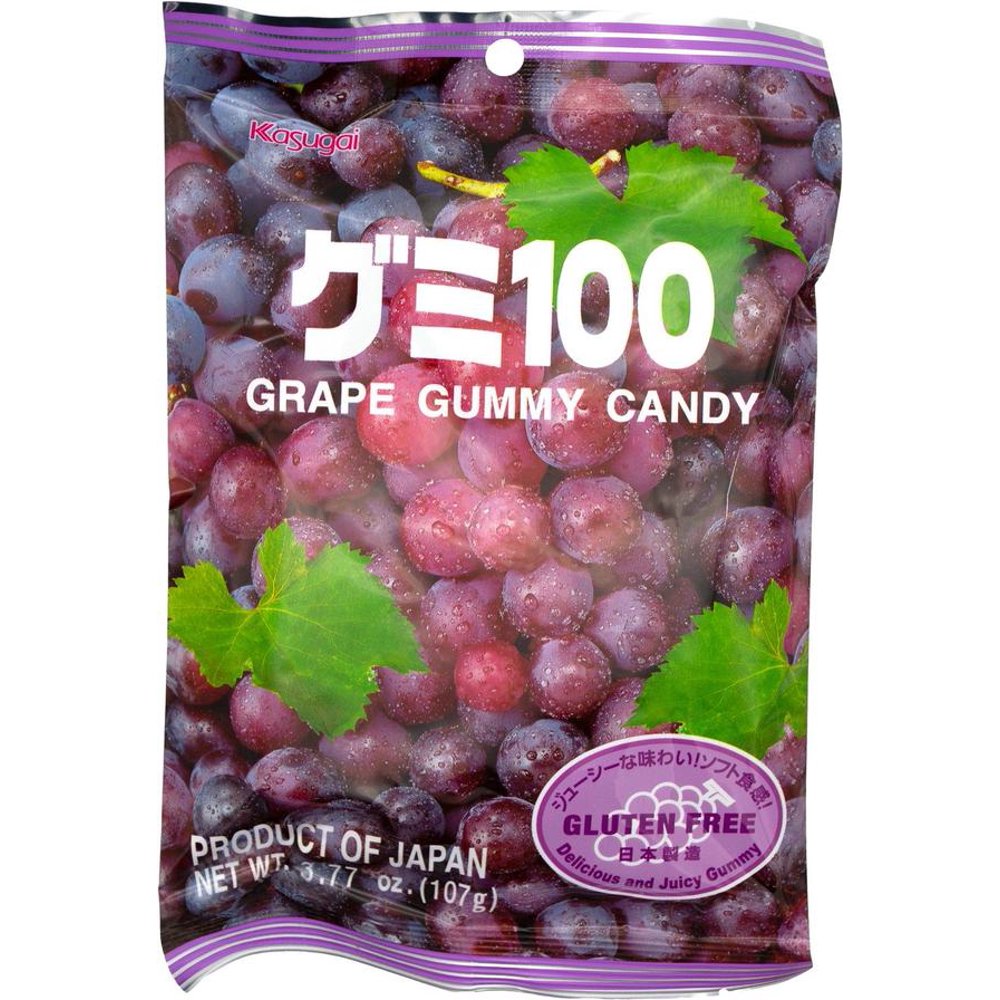 Kasugai Japan Fruity jelly Gummy Candy, 12 flavors available Grape